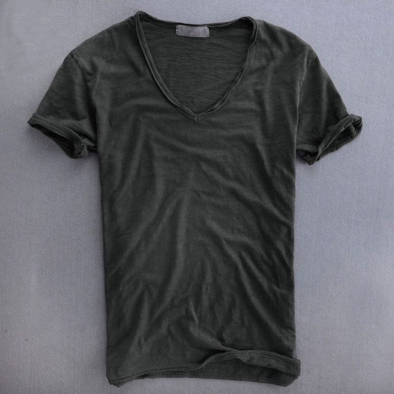 メンズフォーマルコットンTシャツ エレガントシーン用