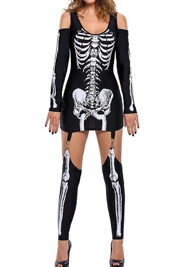 暗黒ゴシック魔女 ハロウィンコスチュームドレス