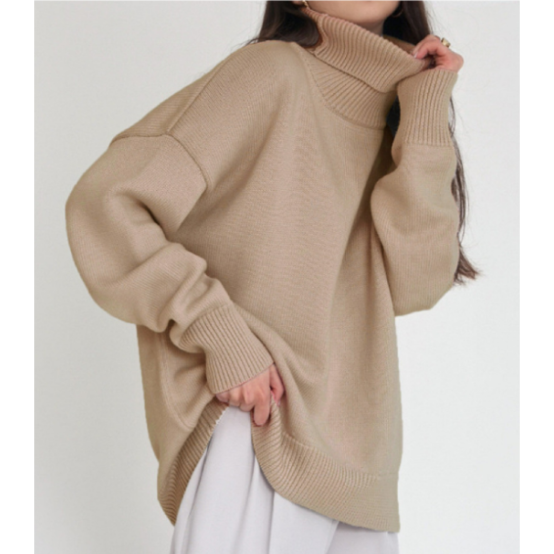 女性用モダンルーズフィットセーター