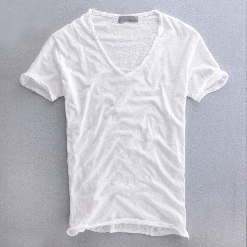 メンズフォーマルコットンTシャツ エレガントシーン用