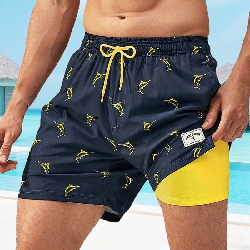 男性用速乾性水着ショーツ