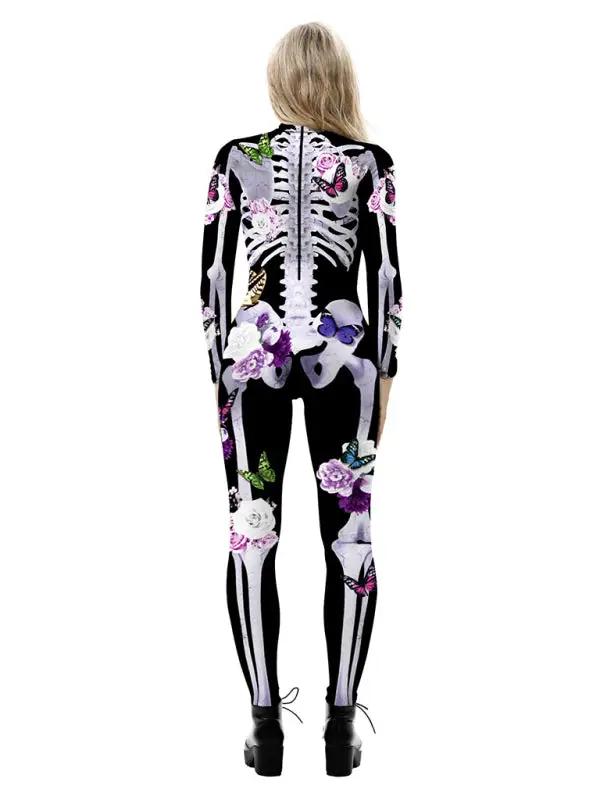 ゴシックカリカチュアプリント ハロウィンコスチューム